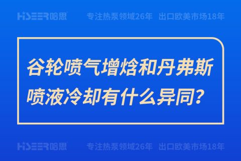 谷輪噴氣增焓和丹弗斯噴液冷卻有什么異同？