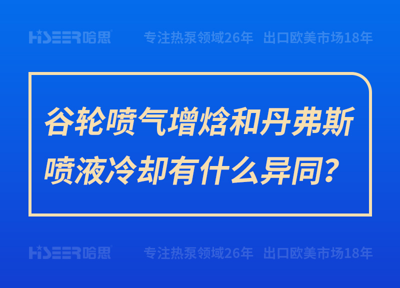 谷輪噴氣增焓和丹弗斯噴液冷卻有什么異同？